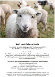 Bio Wolle gewalkt